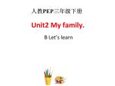 人教版（PEP）Unit2Myfamily.BLet’slearn（课件）英语三年级下册