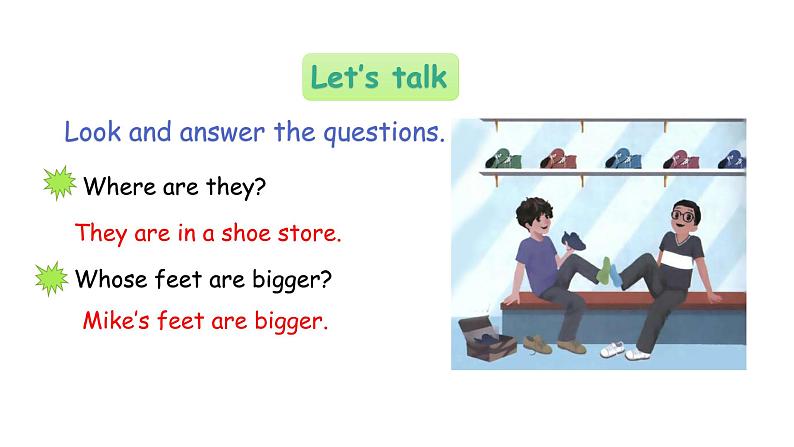 人教PEP版·六年级下册Unit1 How tall are you Part B Let’s try，Let’s talk课件PPT07