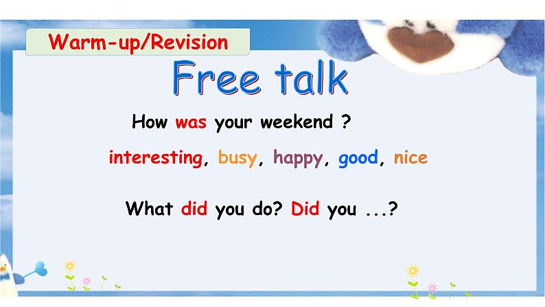 人教PEP版·六年级下册Unit 2 Last weekend PartB Let's try & Let's talk课件PPT02