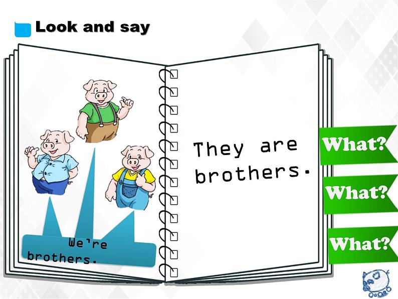 三年级下册英语课件- M4 Unit 12 Three little pigs 课件+素材（3个课时）牛津上海版07