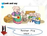 三年级下册英语课件- M4 Unit 12 Three little pigs 课件+素材（3个课时）牛津上海版