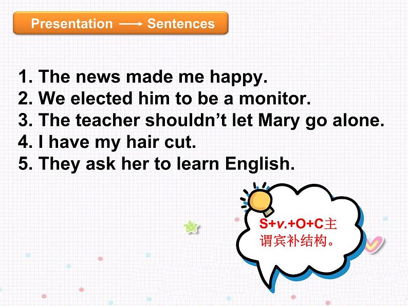 小学英语语法56年级--U15简单句的五种基本句型(1)(2)课件PPT08