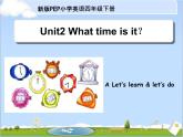 人教版小学英语四年级下册Unit2 A Let’s learn教学课件