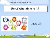 人教版小学英语四年级下册Unit2 A Let’s spell教学课件
