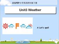 小学英语人教版 (PEP)四年级下册Unit 3 Weather Part A教学ppt课件