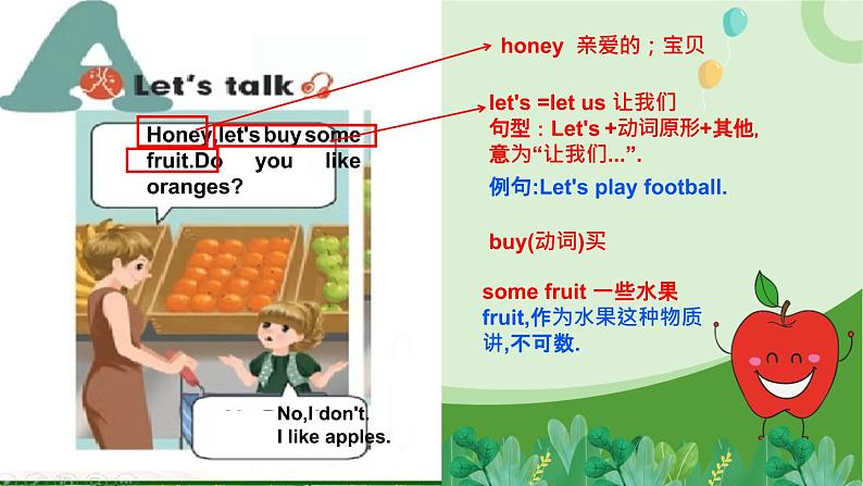 Unit 5 Do you like pears？Part A（课件）-2021-2022学年人教版三年级英语下册 （共18张PPT）第6页