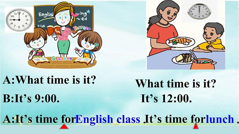 Unit 2 What time is it Part B let’s learn 课件（共19张PPT）第3页