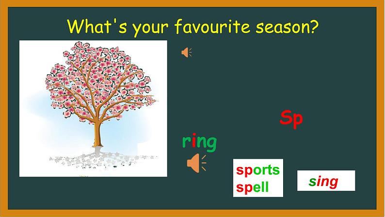 Unit 2 My favourite season Part A let 's learn 课件（共25张PPT）第5页