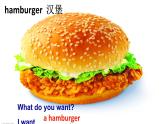 外研版一起小學(xué)英語六下《Module 1Unit 1 I want a hot dog，please.》PPT課件 (3)