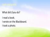 外研版一起小学英语六下《Module 3Unit 1 I took some photos.》PPT课件 (2)