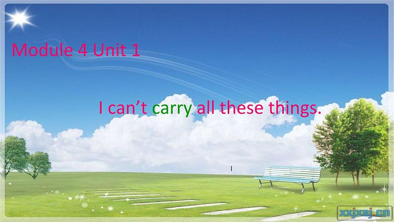 外研版一起小学英语六下《Module 4Unit 1 I can’t carry all these things.》PPT课件07