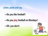 外研三下-M5-Unit 1 She goes to school on Mondays.課件PPT