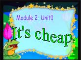 外研版一起小学英语四下《Module 2Unit 1 It's cheap.》PPT课件