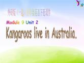 外研版一起小學(xué)英語四下《Module 9Unit 2 Kangaroos live in Australia.》PPT課件 (3)