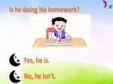 外研版（一起）二下Module 3《Unit 2 Are you doing your homework》ppt课件3