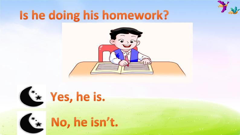 外研版（一起）二下Module 3《Unit 2 Are you doing your homework》ppt课件3第4页