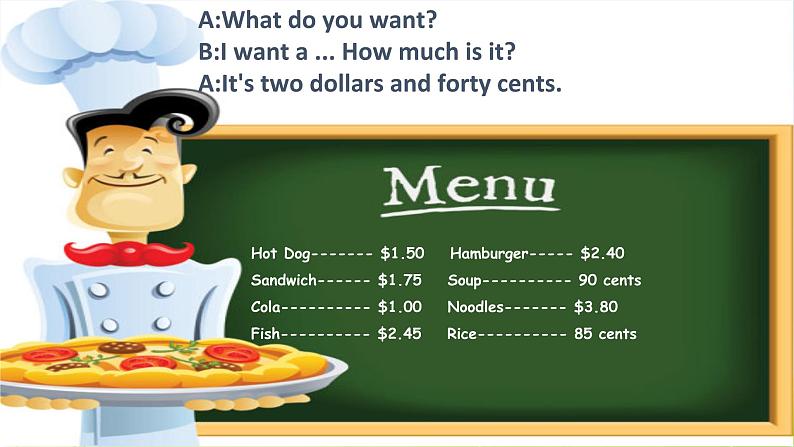 外研版一起小学英语六下《Module 1Unit 2 What do you want to eat》PPT课件 (2)04