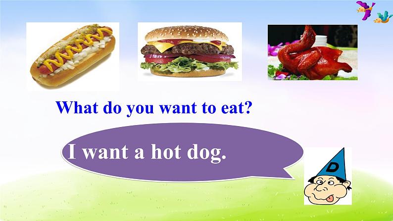 外研版一起小学英语六下《Module 1Unit 2 What do you want to eat》PPT课件 (4)04