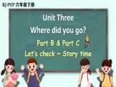 Unit 3 Where did you go？ Part B&C Let’s check ~ Story time（课件） 2021-2022学年六年级英语下册人教PEP版