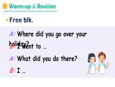 Unit 3 Where did you go？Part A Let’s learn & Listen, answer and write（课件） 2021-2022学年六年级英语下册人教PEP版