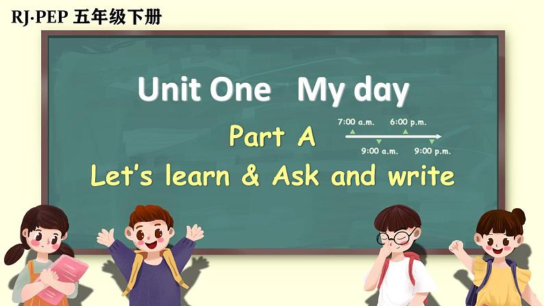 Unit 1 Part A Let’s learn & Ask and write第1页