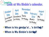 Unit 4 When is the art show？ Part B Let’s learn & Look and write（课件+素材） 2021-2022学年英语五年级人教PEP版下册