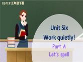 Unit 6 Work quietly！ Part A Let’s spell（课件+素材） 2021-2022学年英语五年级人教PEP版下册