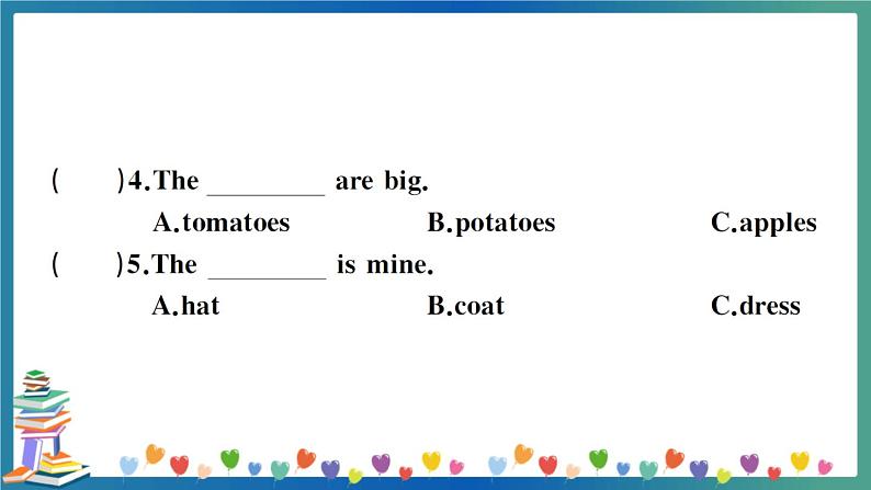 人教PEP四年级下册英语期末真题测试卷（一）+答案+听力+试题讲解PPT08