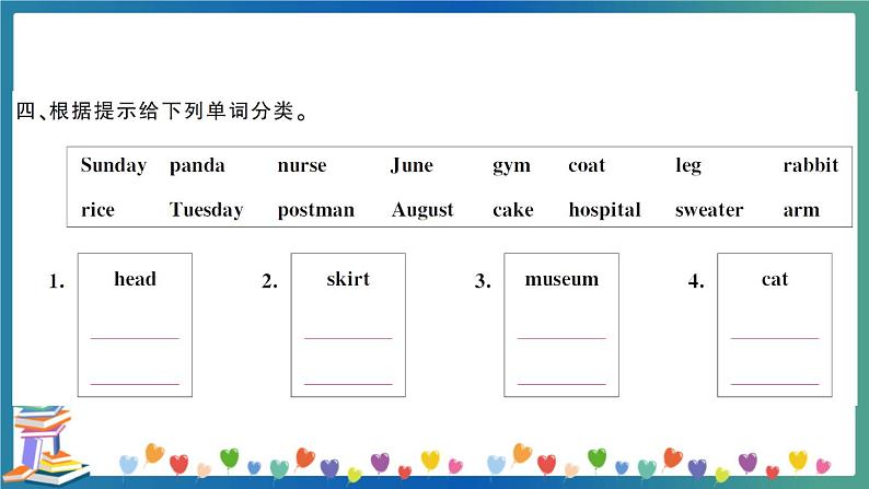 小升初英语 名词、冠词 专项练习+答案+试题讲解PPT07