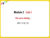 2022年英語(yǔ)外研版六年級(jí)下冊(cè)——Module 3 Unit 1【課件+音頻】
