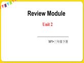 2022年英语外研版三年级下册——Review Module U2课件PPT