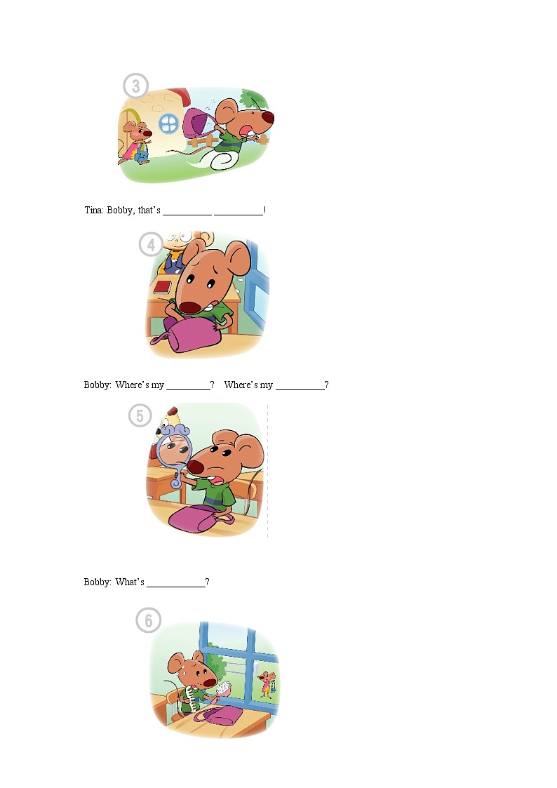 译林版三年级下册英语-Unit6 Fun time & Cartoon time(教案+课件+素材+练习及解析)02