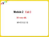 2022年英語外研版四年級下冊——Module 2 Unit 2【課件+音頻】