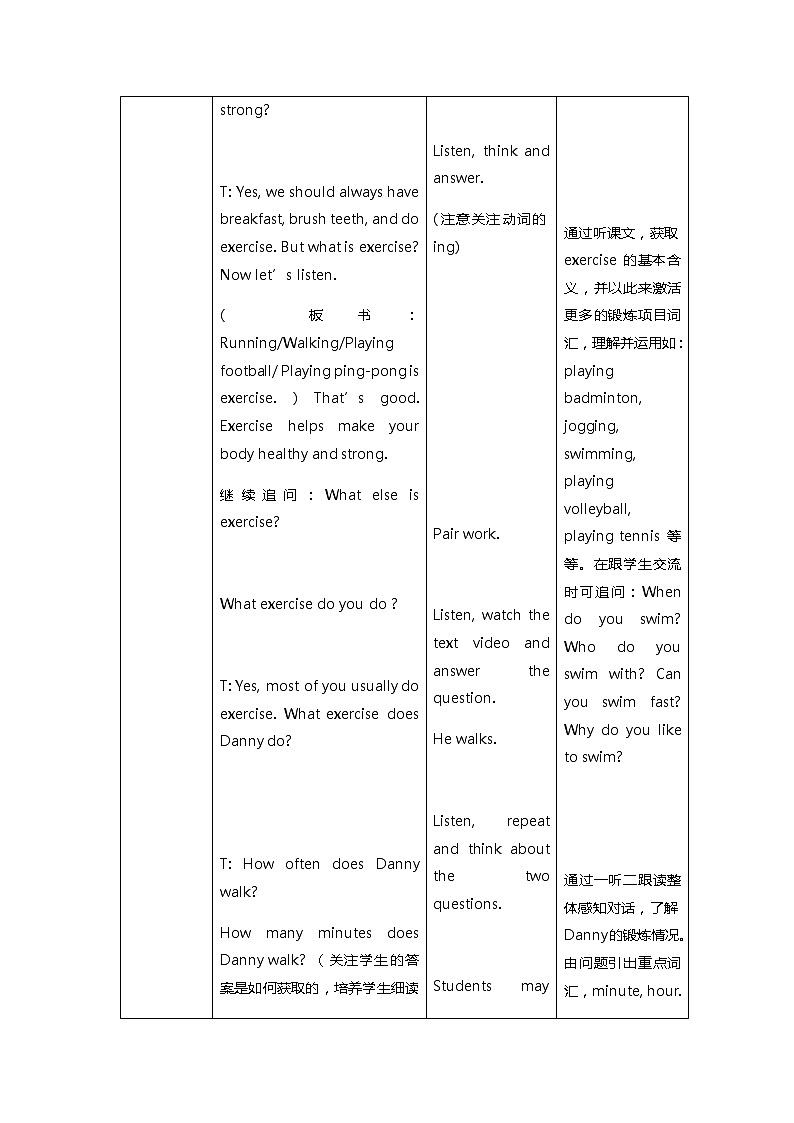 冀教版（三年级起点）Unit 2 Lesson 10 Exercise（教案） 英语六年级英语下册第2页