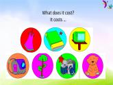 外研版一起小學(xué)英語四下《Module 2Unit 2 It costs one hudred and eighteen yuan.》PPT課件 (2)