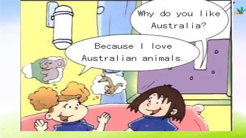 外研版一起小学英语四下《Module 9Unit 1 Why do you like Australia》PPT课件 (2)06