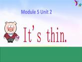 外研版（一起）一下Module 5《Unit 2 It’s thin》ppt课件2