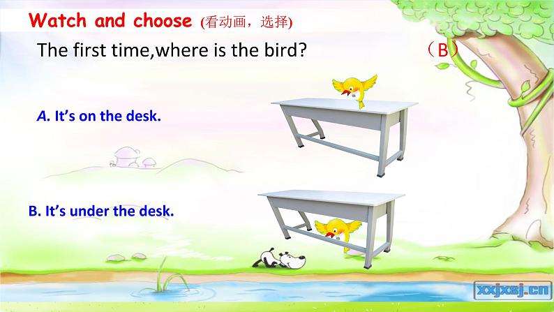 外研版（一起）一下Module 2《Unit 1 Where’s the bird》ppt课件304