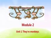 外研三下-M2-Unit 1 They're monkeys.课件PPT