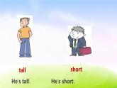 外研三下-M2-Unit 2 That man  is short.课件PPT