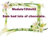 外研版（三起）四下Module 10《Unit 2 Sam had lots of chocolates》ppt课件1