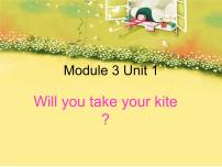 小学英语Unit 1 Will you take your kite?教学ppt课件