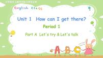 小学英语人教版 (PEP)六年级上册Unit 1 How can I get there? Part A图片ppt课件