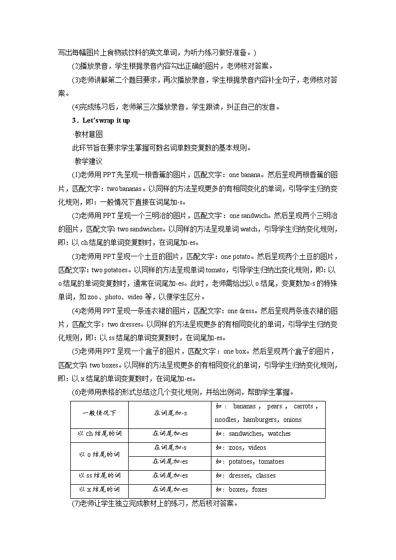人教英语5年级上册 Unit 3 第6课时 PPT课件+教案03