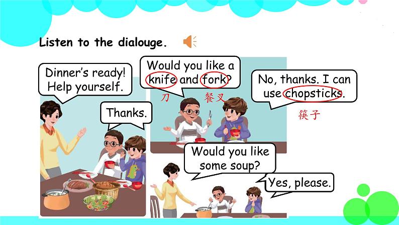 人教英语4年级上册 Unit 5  第4课时 PPT课件+教案08