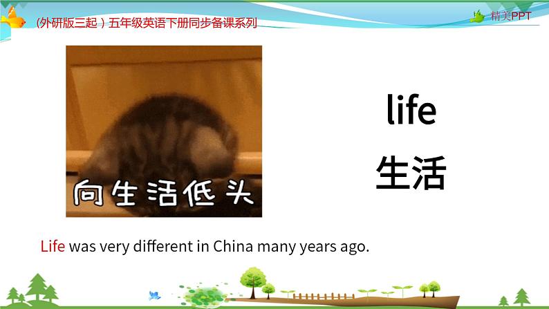 (外研版三起）五年级英语下册同步备课系列  M1-U1We lived in a small house.课件08