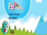 Unit3WeatherPartBLet'slearnLet'splay（课件） 英语四年级下册