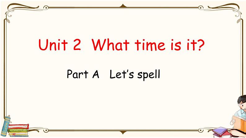 Part A Let 's spell 第1页