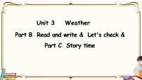 小学英语人教版 (PEP)四年级下册Unit 3 Weather Part B图文课件ppt
