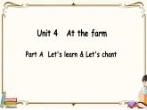 人教版英语四下Unit4 part A 第一课时课件PPT+音视频素材